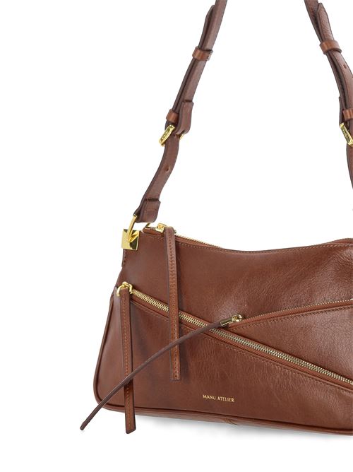 Three zipped Baguette MANU ATELIER | 2023152TOBACCO